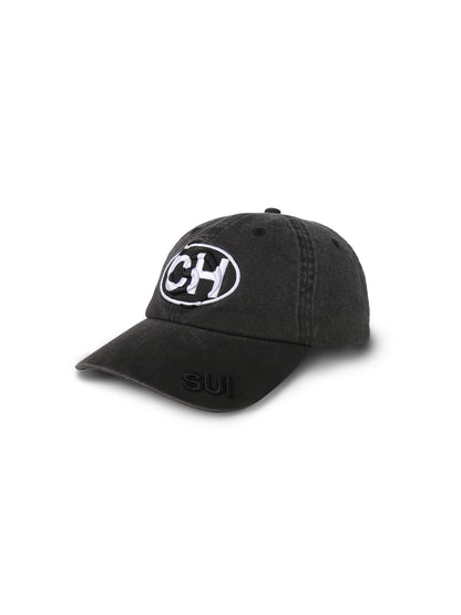 6Panel Mirador Cap - Confoederatio Helvetica CH - Black